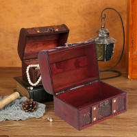 Caja De Tesoro Grande De Madera Vintage Con Cerradura Codificada Para Boda Caja De Almacenamiento Para Joyería De Escritorio - details 13
