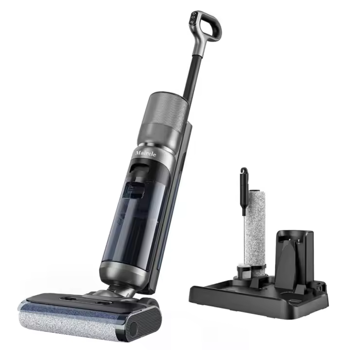 Aspiradora inalámbrica Maircle F1, 16Kpa/35Min, pantalla LED, Aspiradora Inteligente 2 en 1, Aspiradora en Seco y Húmedo y de Mano, Ideal para Suelos Pegajosos y Pelo de Mascotas - 1