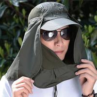 Gorro De Buceo Con Pico Ancho Y Cubierta De Cuello Para Protección Solar Al Aire Libre Gorro De Verano Transpirable Para Pesca Y Caza - details 1