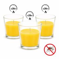 Vela de Citronela Antimosquitos Ibergarden, Pack de 3, Hasta 28 Horas por Vela, para Jardín, Terraza, Balcón y Exterior, 120 g - details 0