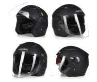 Motorcycle Helmet Ultralight Adjustable Sun-resistant Rainproof Anti-fog Dual Lens Open Face Men Women Scooter 3/4 Half Helmet for Four Seasons - details 0