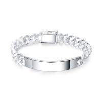 pulsera de plata de ley 925 para hombre y mujer, cadenas, joyería de moda, regalos - details 3