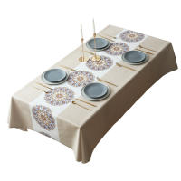 Manteles Antimanjas, Perfecto para todas las ocasiones Especiales, se puede utilizar en Cocina, Salón, Jardín, banquete, picnic - details 0
