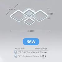 Lámpara De Techo Moderna IRALAN Con Ventilador Cambio De Color En 3 Modos Decoración Para Dormitorio Y Comedor Iluminación Doméstica - details 6