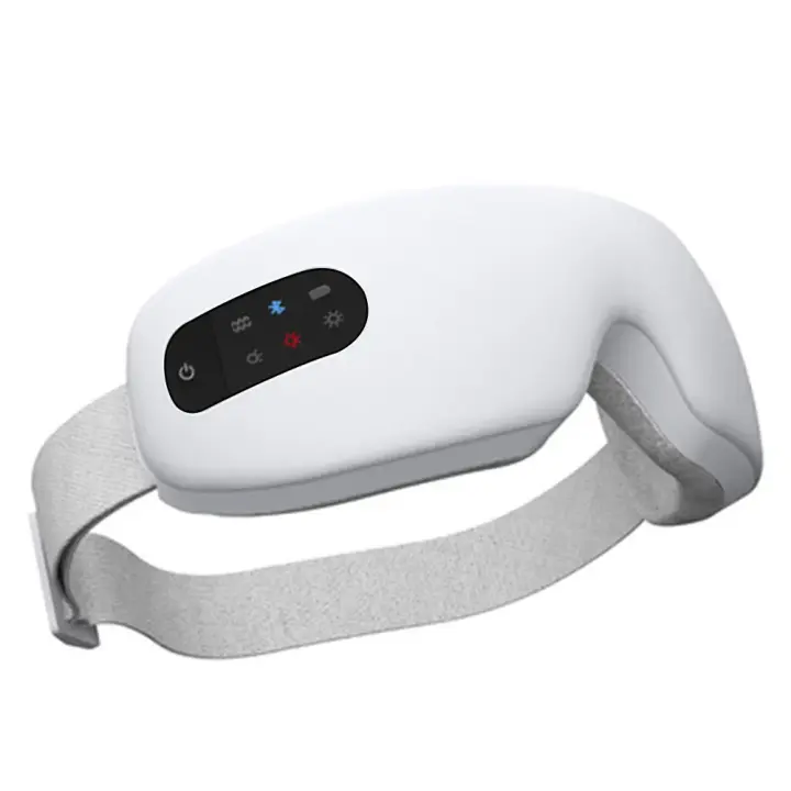 Masajeador de ojos Eléctrico with Bluetooth, instrument para el cuidado de Los Ojos, masaje de vibración con calefacción, música, relajación, alivio de la fatiga ocular, Máscara de ojos plegable - 1