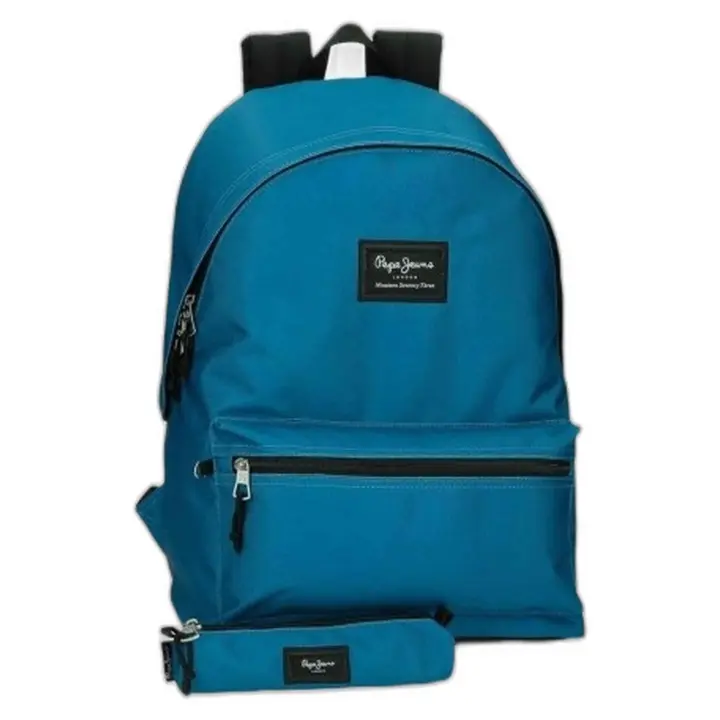 Mochila Pepe Jeans  para unisex en color azul - 1