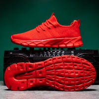 Zapatos De Running Casuales Para Hombre Con Tejido FLYKNIT Ligero Y Transpirable Para Todas Las Estaciones Suela Suave Y Outdoor - details 3