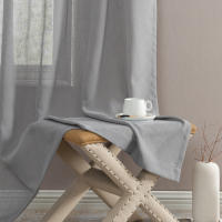 JINCHAN Cortinas Transparentes De 1 Panel Para Sala De Estar Y Dormitorio Efecto De Tela De Lino Cortina De Ventana Con Bolsa De Rodamiento Modernas Y Sencillas - details 26