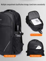 Mochila Unisex Casual De Gran Capacidad Impermeable Con Capa De Computadora Para Viajes Al Aire Libre Materiales Oxford Y Poliéster - details 13