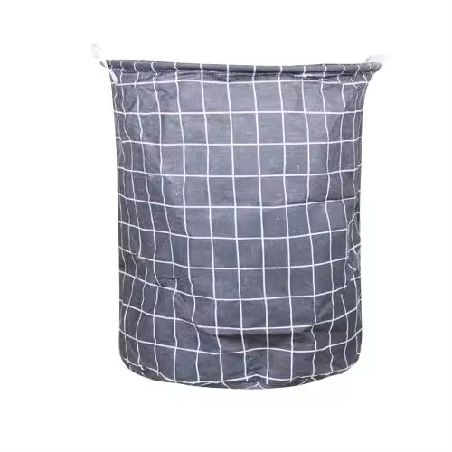 Cesta de Lavadería o cesta de almacenamiento plegable, Gris, para la Organización y el modelo de su hogar, cesta de lavado plegable-Almacenamiento de ropa multifuncionales, ahorra Espacio, fácil de transportar - 1