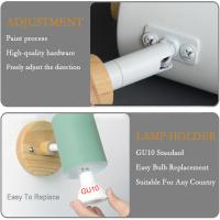 Lámpara De Pared LED Moderna Protección Ocular Multiusos Macarón Lujo Decoración Para Habitación Estudio Dormitorio - details 10