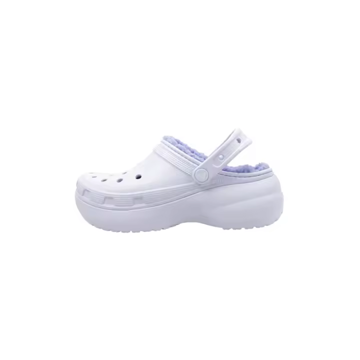 Crocs CLASSIC PLATFORM LINED CLOG W Zuecos De Plataforma Mujer Lila - 1