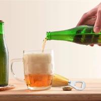 【 2 Piezas】 Abrebotellas, Quitachapas, Abrebotellas Metalicas con Mango de Madera, Carita Sonrisa Abre Botellas, Abridor Cerveza para Bar, Hogar, Cocina, Fiesta - details 1