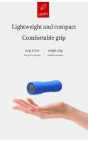 Linterna LED Portátil Lightweight De Plástico Con 9 Luces Batería Recargable Para Ciclismo Senderismo Camping Actividades Al Aire Libre - details 4