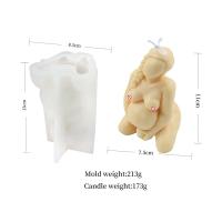 Molde De Vela De Silicona 3D De Mujer Embarazada Y Niño Estatua De Madre Tierra Para Arte Corporal DIY Decoración Del Hogar Regalo Personalizado - details 4