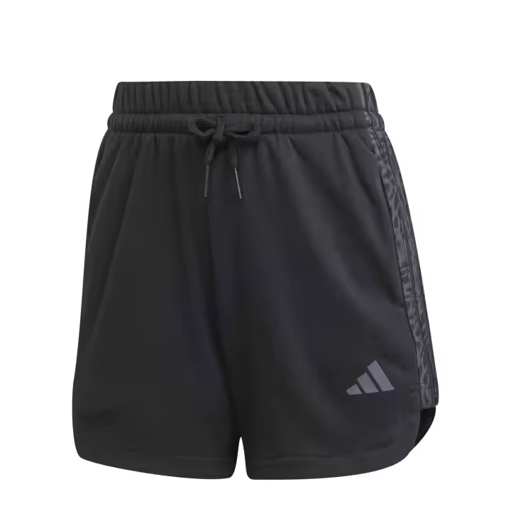 Pantalon Corto Adidas Aop 3Stripes para mujer en color negro - 1