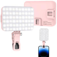 Luz De Rellenado LED Recargable Con Clip Para Videoconferencia Y Autoceño Compatible Con iPhone Android iPad Y Laptop Ideal Para Maquillaje TikTok Vlog - details 6