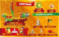 PIRATIX, ADVENTURE WORLD Kraken Ship – Barco Kraken de Piratix. Contiene 1 barco Kraken, 2 Piratix & accesorios exclusivos, 1 proyectil de cañón, 1 tesoro exclusivo, 6 tesoros dorados, 1 bandera exclusiva, 1 espada, 1 ancla y 1 prisión - details 1