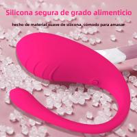 Vibrador Wearable Para Mujer Con Control Remoto APP 9 Modos De Vibración Estimulador De Punto G En Panty Dildo De Silicona - details 3