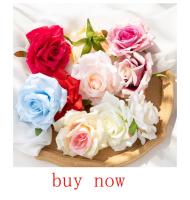 Flores Artificiales De Seda Blanca Peonía Para Decoración De Hogar Vaso Navidad Boda Fiesta Accesorios De Aro De Navidad - details 6