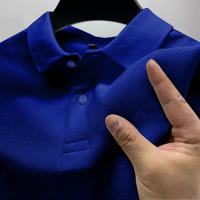 Camisa Polo Casual Para Hombre Verano Streetwear Manga Corta Empresarial Transpirable Rápida Secado Estilo Sólido Tallas S-4XL - details 8