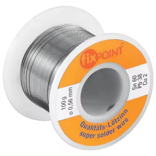 Carrete de estaño para soldar 0.56 mm de 100 gr  Gris - 1