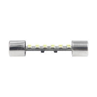 10PCS Lámparas LED Para Coche 28MM 31MM 6612F 6614F Luz De Espejo Vánvaria Festoon Ambar Y Blanco 12 SMD No Polaridad - details 5