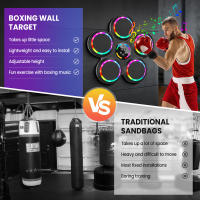 🔥 Máquina de Boxeo Inteligente con Música y Luces RGB  9 Velocidades + 9 Modos de Entrenamiento  Bluetooth 25m para Casa/Gimnasio  Pantalla LED Contador de Golpes  Regalo Perfecto Navidad - details 9