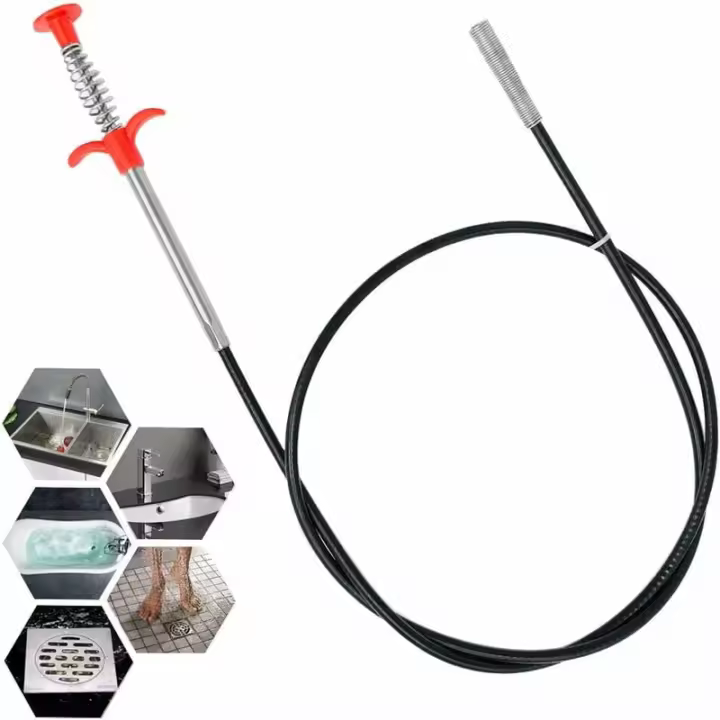 Agarrador de Garra flexible de 160 cm para trabajo en Espacios estrechos, Serpiente de Drenaje, use para agarrar El Cabello, L - 1