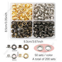 Aguja De Perforación Para Papel Y Tela Con 200 Conjuntos De Ojales De Cobre Y Palancas De Presión Manual 3mm/5mm/6mm Para Scrapbooking - details 6