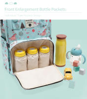 Bolsa De Pañales Insular Para Mamá Con Organizador Materno Estilo Mochila Para Carrito De Bebé Material Síntesis Tamaño Medio - details 4