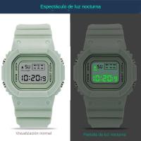 Reloj Digital LED Para Hombre Y Mujer Resistente Al Choque Pantalla Digital De Silicona Impermeable Deportivo Con Fecha - details 4