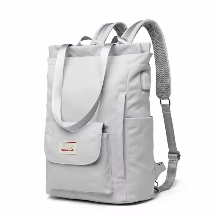PORCHEDDU Mochila GRANDE impermeable para Orden portátil, Bolso Escolar Unisex, Color sólido, japonés, BLA - 1
