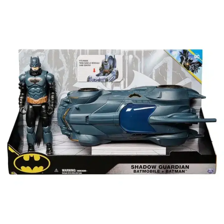 Figura articulada Batman 30cm Shadow Guardian y Batmóvil 6070521 SPIN MASTE - 1