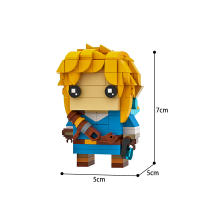 Bloques De Construcción BuildMoc Inspirados En Breath of the Wild Figura De Link Del Anime Clásico Juguete De Bloques De Plástico ABS Para Niños Regalo De Cumpleaños - details 2