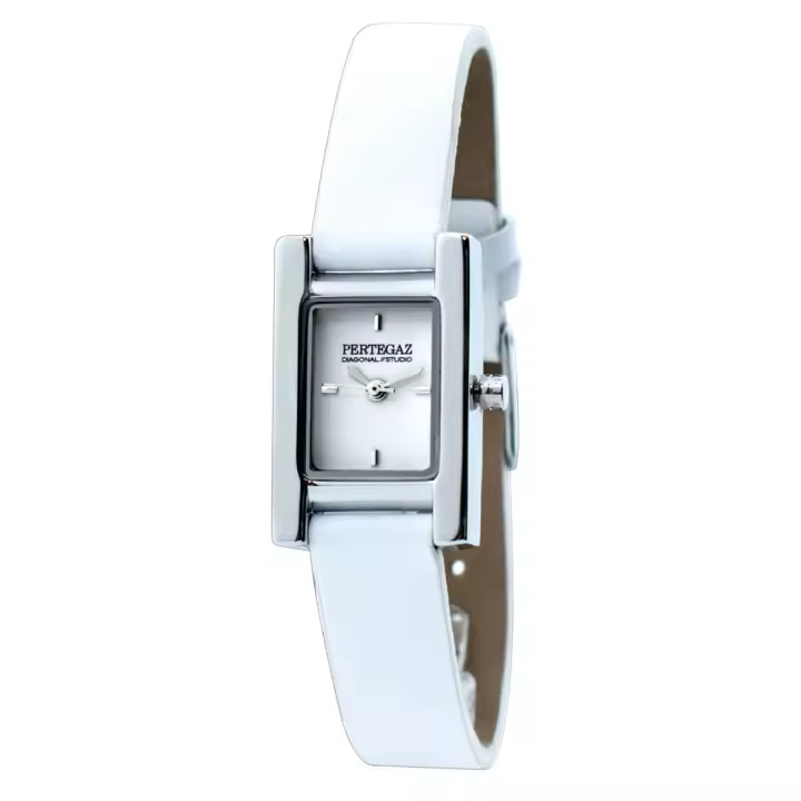 Pertegaz Reloj Analógico para Mujeres de Cuarzo con Correa en Cuero PDS-014-W - 1