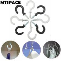 MTSPACE 10pcs Conjunto De Gancho Para Colgar Plantas Y Joyería 30mm Acabado Templado Soporte De Taza De Plástico Gancho De Hierro Para Luces Cortinas - details 0