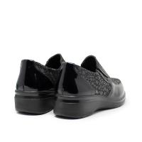AMARPIES AMD27071 Zapatos casual mujer 33812 24I ZAPATO CONFORT CHAROL NEGRO - details 1
