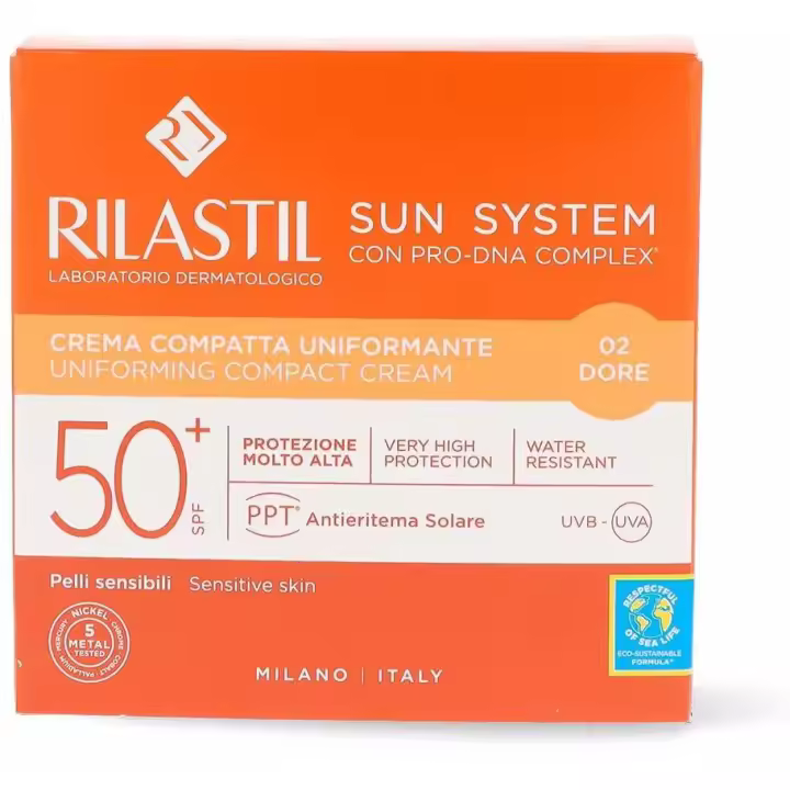 Rilastil Sun System Maquillaje Compacto Fotoprotector 02 Dore Spf50+ 10G - 1
