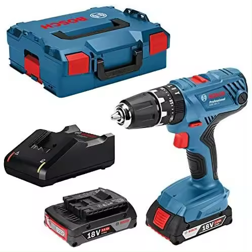 Taladro Inalámbrico Bosch GSB 18V-21 Professional para Atornillar en Madera, Metal y Plástico - 1