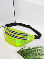 Bolso De Cintura Holográfico Para Mujer Y Hombre Bolsa De Viaje De Playa Estilo Fashion Material PVC Bolsa De Hombro Para Fiesta Y Viajes - details 0