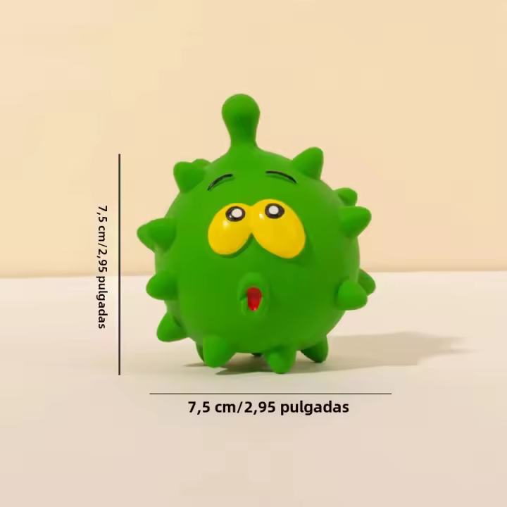 Juguete Interactivo Para Perros Lindo Y Squeaky Durable Anti-Mordisco Juguete Molar Para Limpieza De Dientes Resistente a Espinas Para Puppies Suministros Para Perros - 1