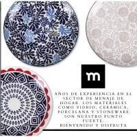 La Mediterránea - Vajilla completa 12 Piezas de Porcelana, Incluye 4 Platos Llanos de (24 cm), 4 Platos Hondos de (21,5 cm) y 4 Platos de Postre de (19 cm)  Resistente y Duradera  CALIDAD DE CONFIANZA - details 0