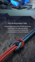 Auriculares De Juego Con Micrófono Y Luz LED Luxurioso Para PC Laptop PS4 PS5 Xbox Control De Volumen Botón De Control Wired - details 9