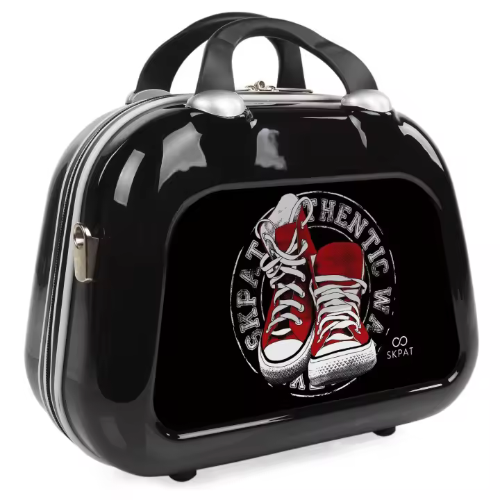 NECESER RÍGIDO de Niño Skpat colección ZAPATILLAS - RÍGIDO Policarbonato con ASA BANDOLERA y adaptable a TROLLEY - 1