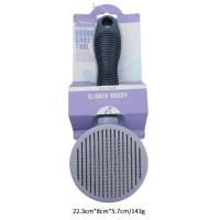 SLOPPUP Peine para mascotas, peine con aguja para belleza del cabello flotante y con apertura de nudos - details 1
