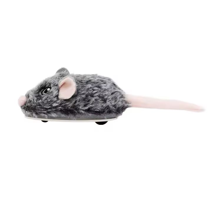 Nueva Generación Ratón Interactivo Inteligente Con Movimiento Activado Y Cola Vibrante Juguete Para Gatos Recargable De Peluche - 1