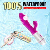 Juguete Sexual Para Adultos G-Point Dildo Rabbit Vibrador De Silicona Suave Estimulador De Clítoris Y Vagina Control Manual - details 5