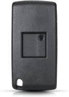 MultiAccesorios "Carcasa para Llave de Coche con 2 Botones - Compatible con Citroën y Peugeot (Modelos 206, 107, 207, 307, 407, C2, C3, C4, C5, C6) - Repuesto Negro de MultiAccesorios con Zócalo para Pila, Ideal para Sustituir Llaves Dañadas o Desgastadas - details 1