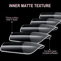 600pcs De Uñas Postizas De Acrílico Semi Mate Y Mate Full Cover Ovaladas Y De Alerón Para Dedos De Mano En Caja - details 2